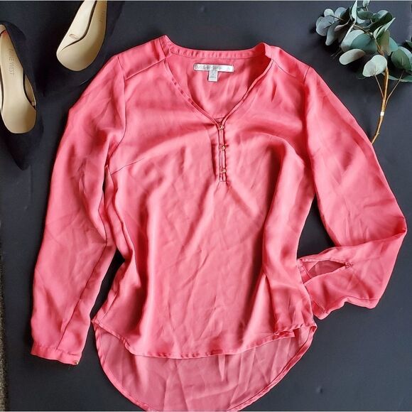 Lauren Conrad Pink Blouse - Picture 1 of 8